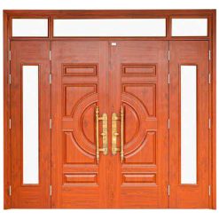 Cửa Thép Vân Gỗ 4 Cánh TA-4L-H4-HOOK