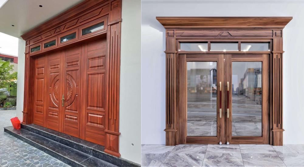 Lắp Đặt Cửa Thép Vân Gỗ Cẩm Mỹ