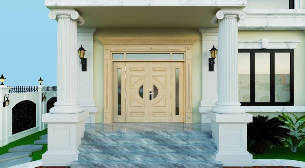 Lắp Đặt Cửa Thép Vân Gỗ Cẩm Mỹ